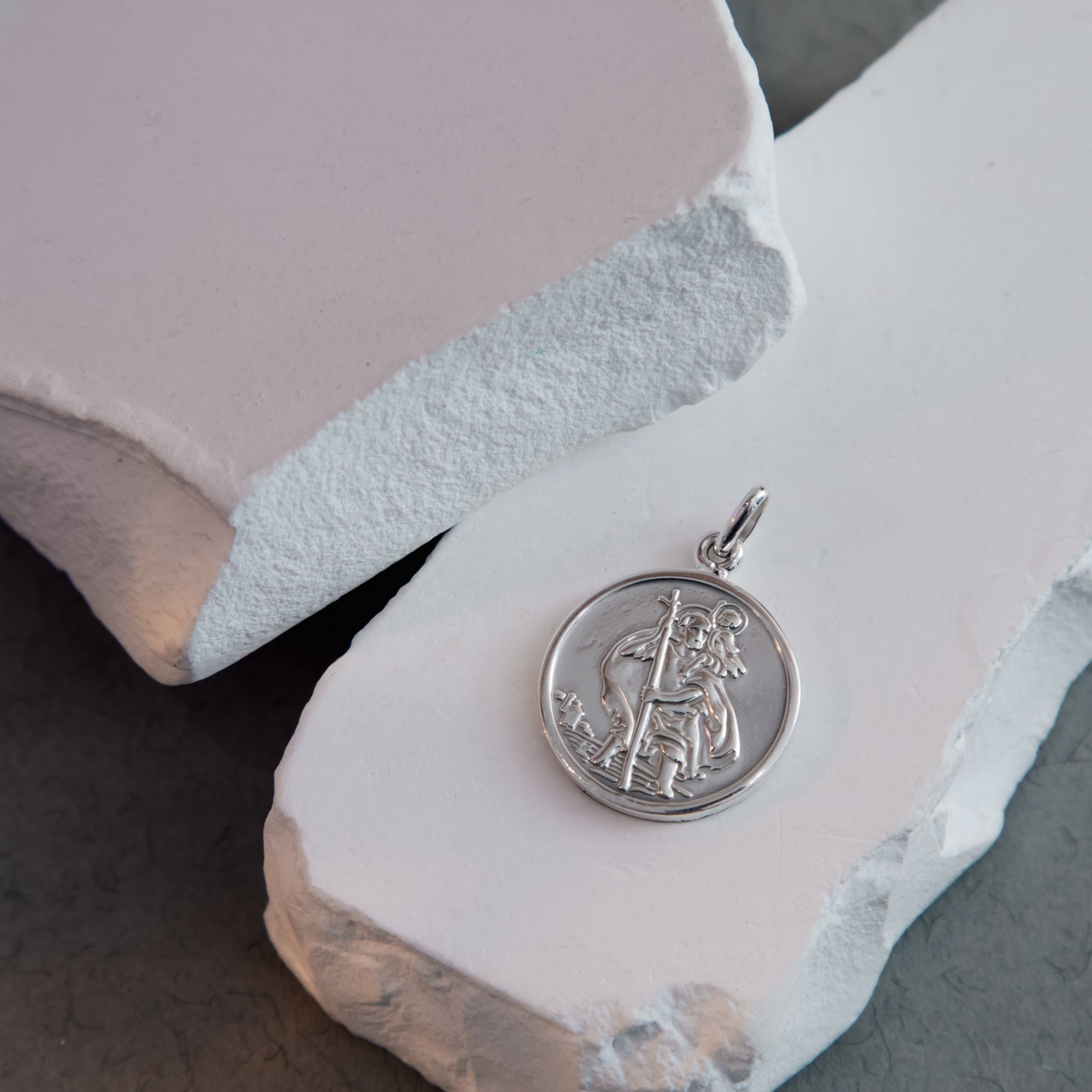 Personalised Sterling Silver St Christopher Charms