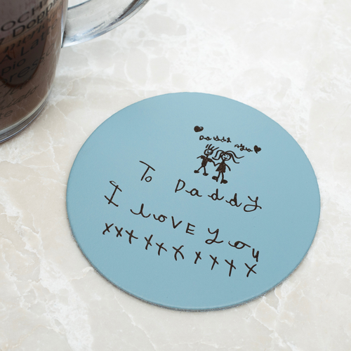 Personalised Leather Coaster
