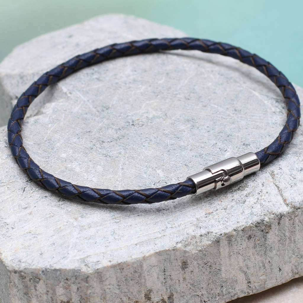 Personalised Initial Leather Bracelet