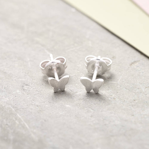 Sterling Silver Butterfly Earrings