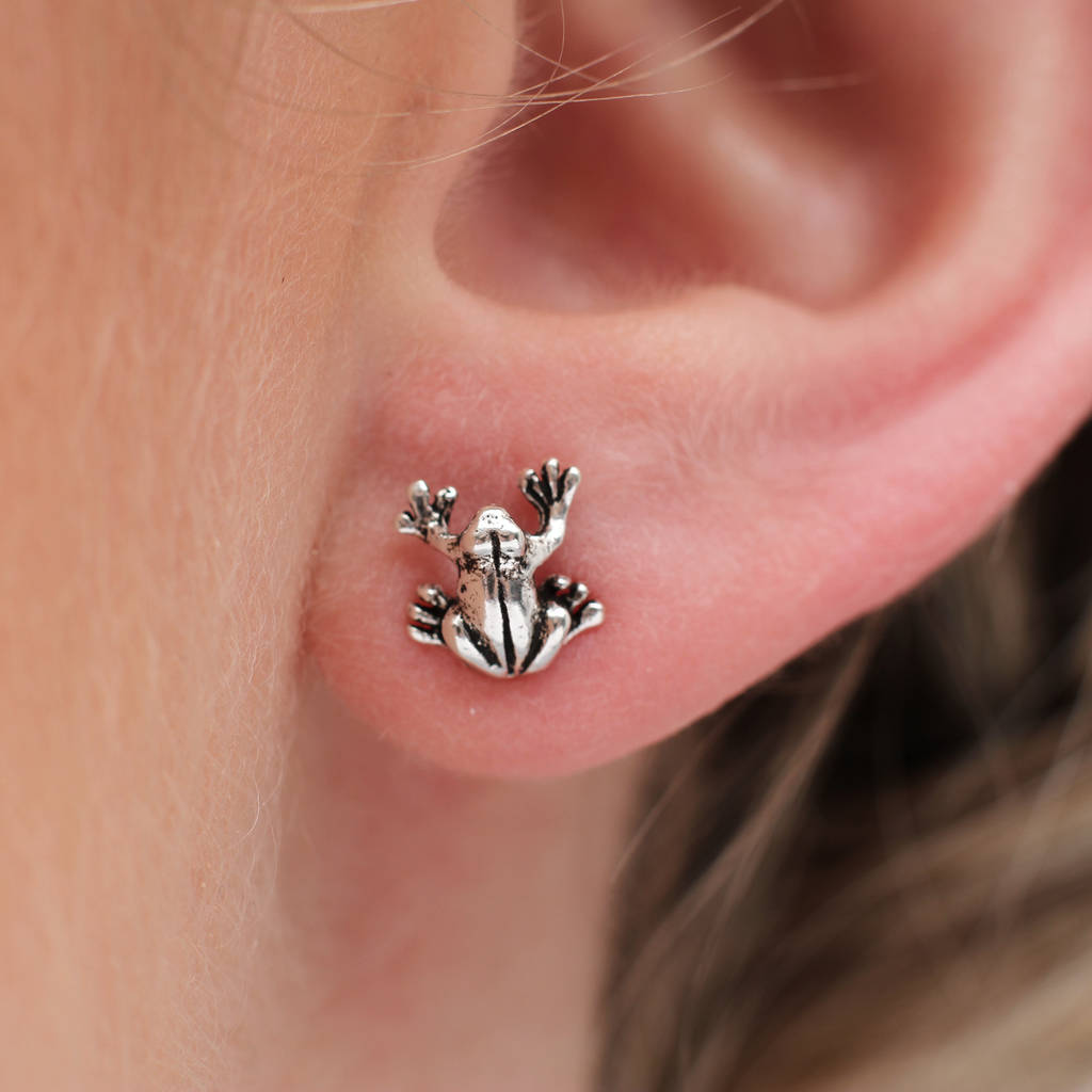 Sterling Silver Mini Animal Stud Earrings
