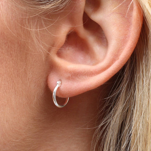 Sterling Silver Or 18ct Gold Plated Mini Hoop Earrings