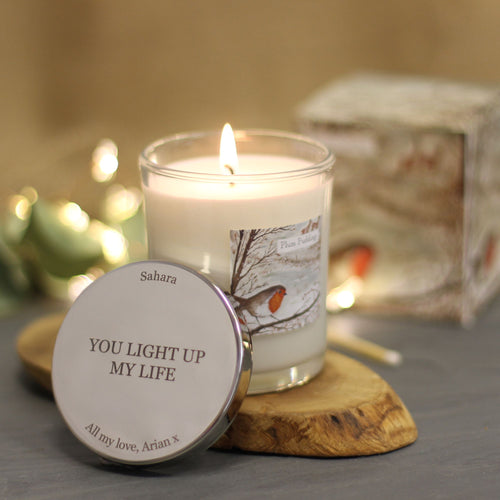 Personalised Christmas Votive Candles