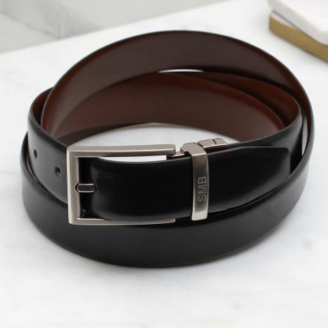 Luxury Italian Leather Reversible Belt | 100% Recycled Materials