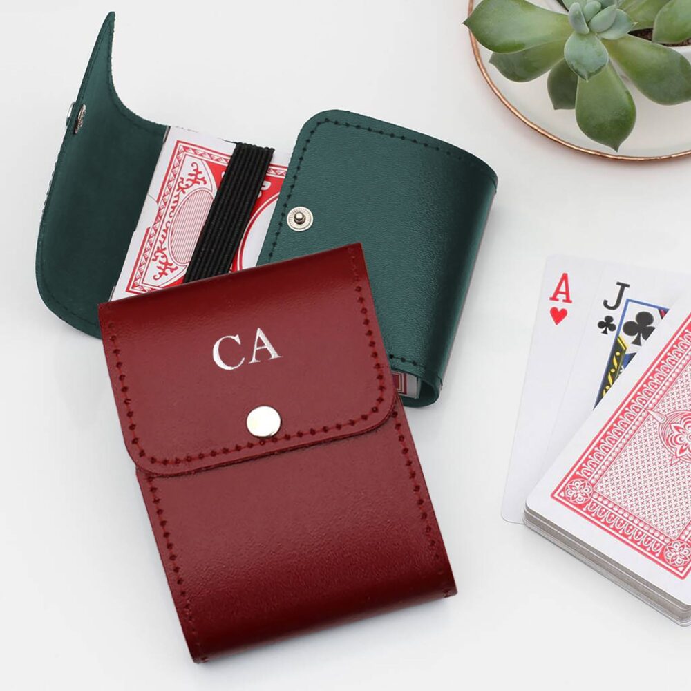 Personalised Leather Card Holder