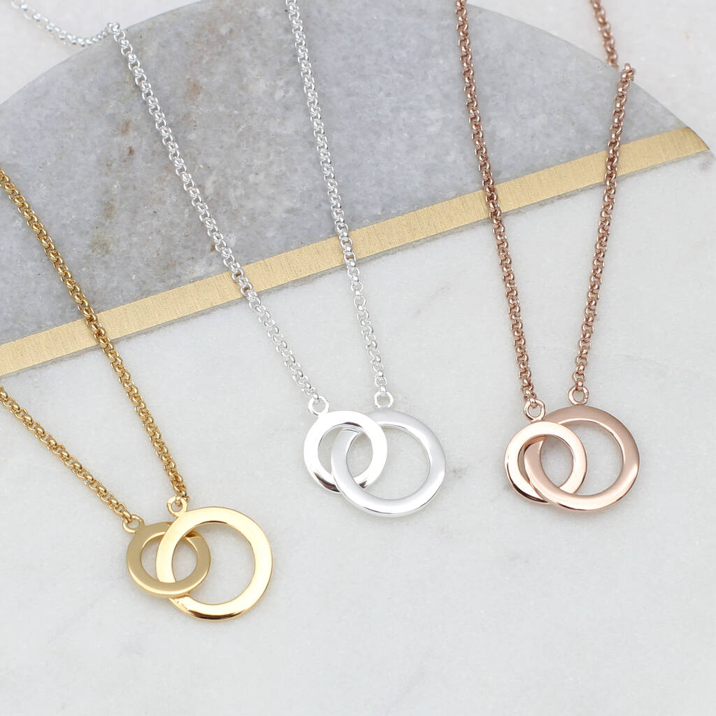 infinity ring necklace sterling silver