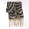 Black and White Zebra Design Scarf