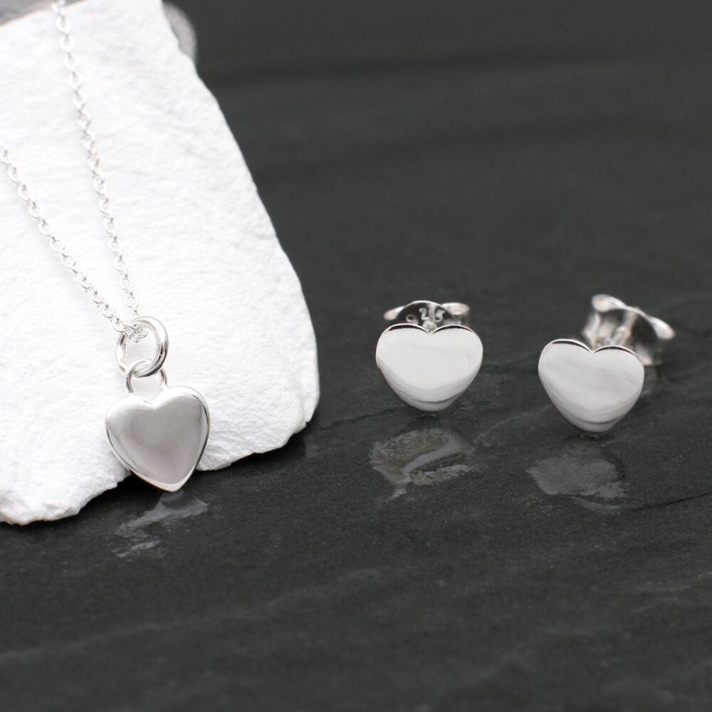 Sterling silver necklace earring on sale sets