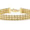 solid gold rope chain bracelet